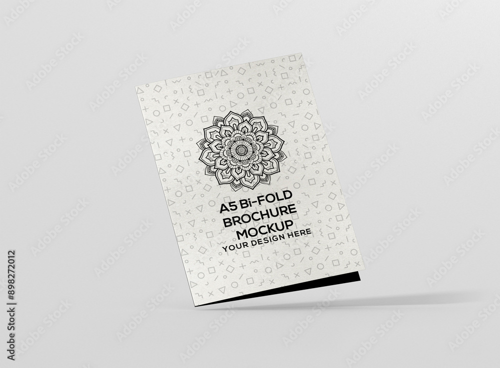 A5 Bi Fold Brochure Mockup 3 A5 Bi Fold Brochure Mockup 3