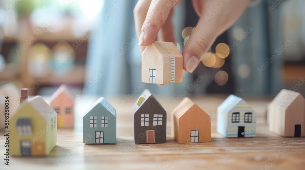 The Hand Holding Miniature House The Hand Holding Miniature House