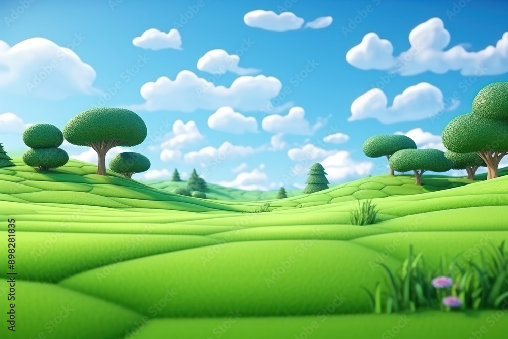 Obraz premium Backgrounds landscape grassland panoramic.