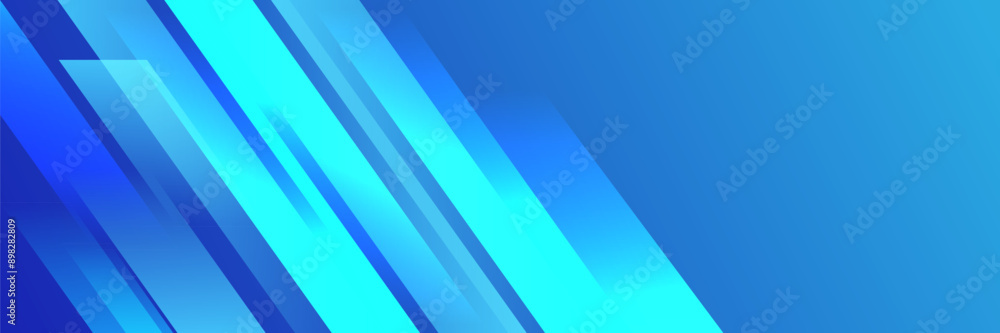 Obraz premium Abstract blue bright concept layer design background
