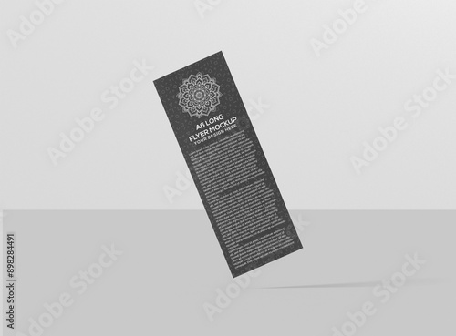 A6 Long Flyer Card Mockup 5