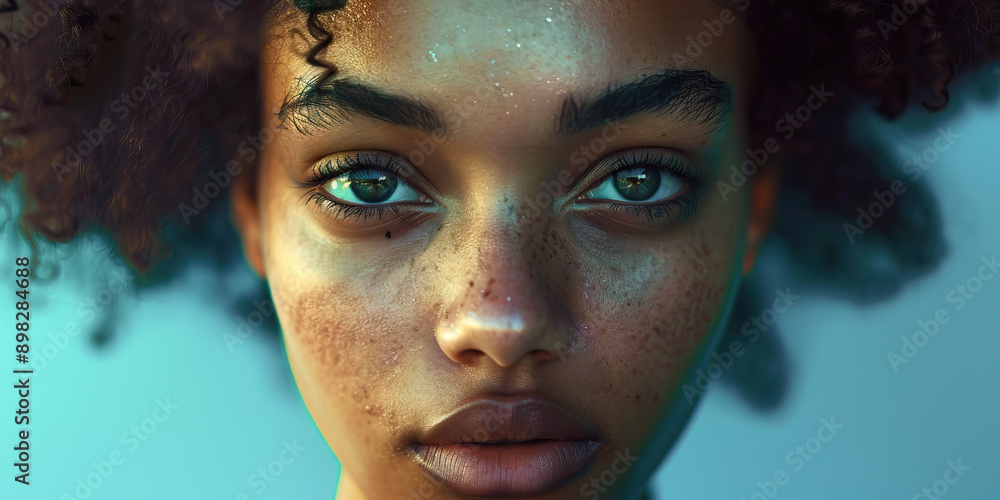 Raw Emotion Captured: The model's expressive face conveys a range of emotions, inviting viewers to connect on a deeper level. Raw Emotion Captured: The model's expressive face conveys a range of emotions, inviting viewers to connect on a deeper level.