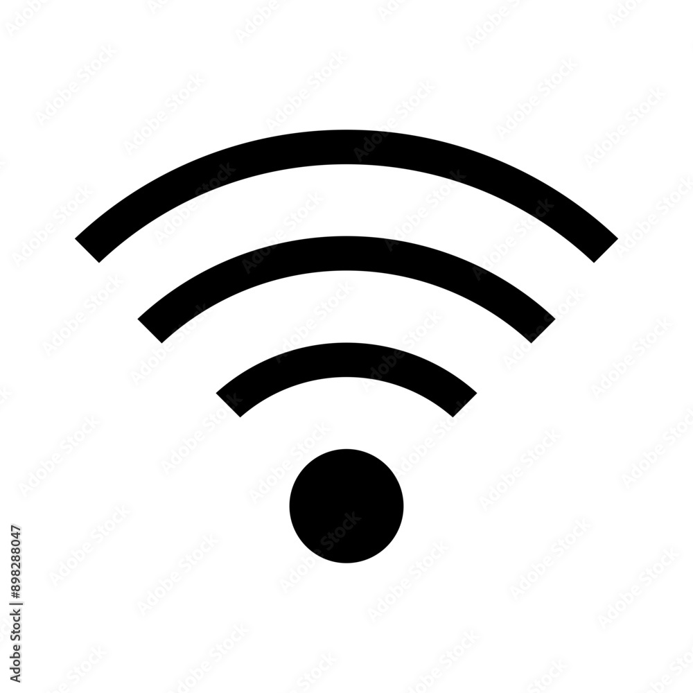 Wifi Vector Glyph Icon Design Wifi Vector Glyph Icon Design
