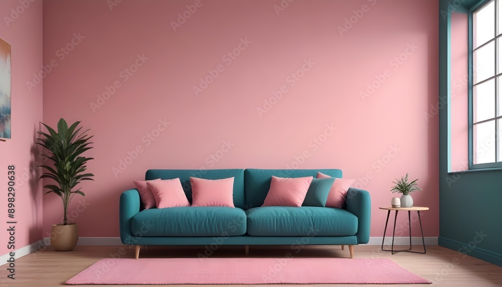 Modern Living Room interior design and decoration ideas house beautiful background, home studio with natural daylight. Generative AI Modern Living Room interior design and decoration ideas house beautiful background, home studio with natural daylight. Generative AI