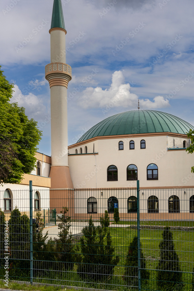 Vienna Islamic Centre, located on the Danube River, Vienna, Austria