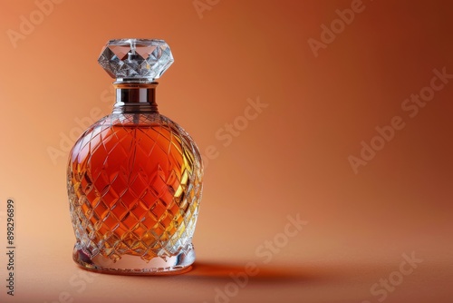 Perfume Bottle on Table