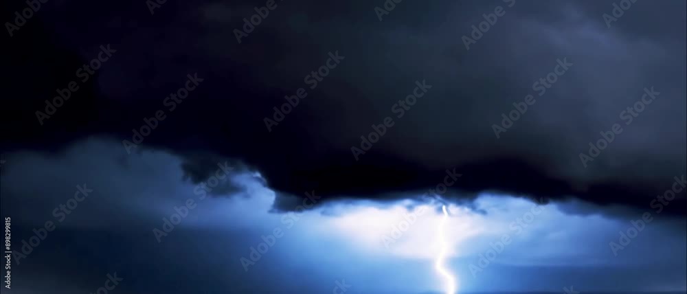 Lightning discharge and light effects in the clouds. Thunderclouds in bright flashes of lightning. Bad weather. Looped . Dark storm 4k Lightning discharge and light effects in the clouds. Thunderclouds in bright flashes of lightning. Bad weather. Looped . Dark storm 4k
