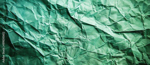 Wallpaper Mural Crumpled green paper with a textured background ideal for copy space image Torontodigital.ca