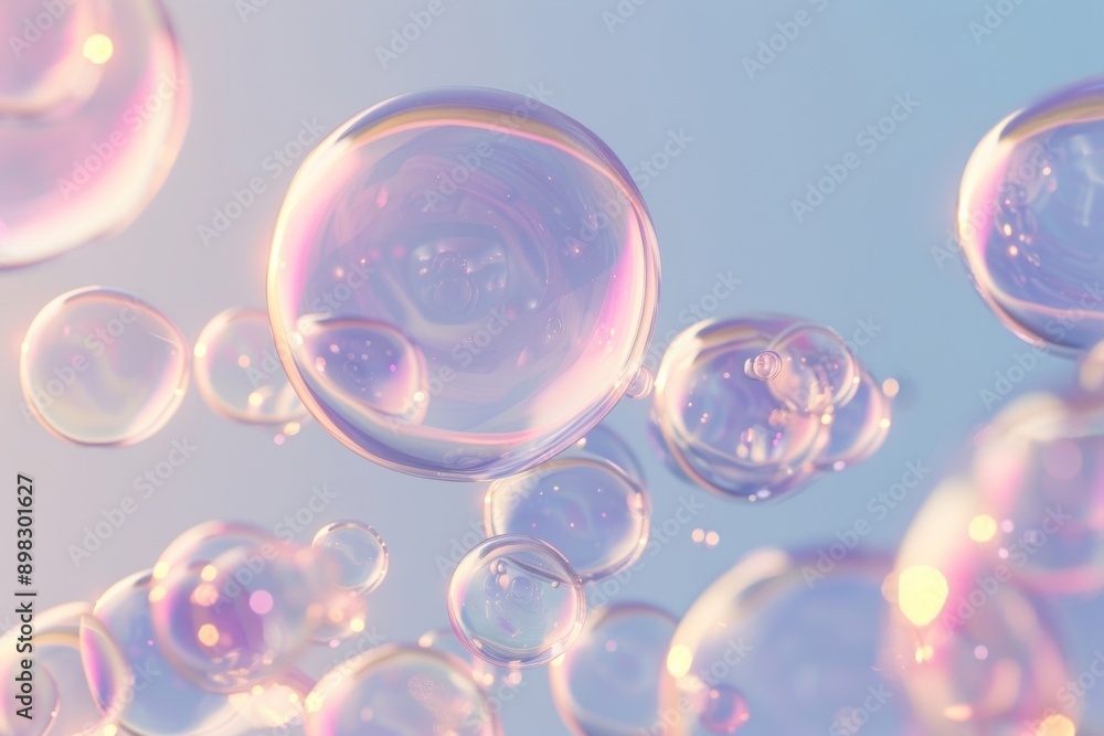 Bubble floating in the air sphere. Bubble floating in the air sphere.