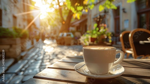 Cup of Coffee on Table