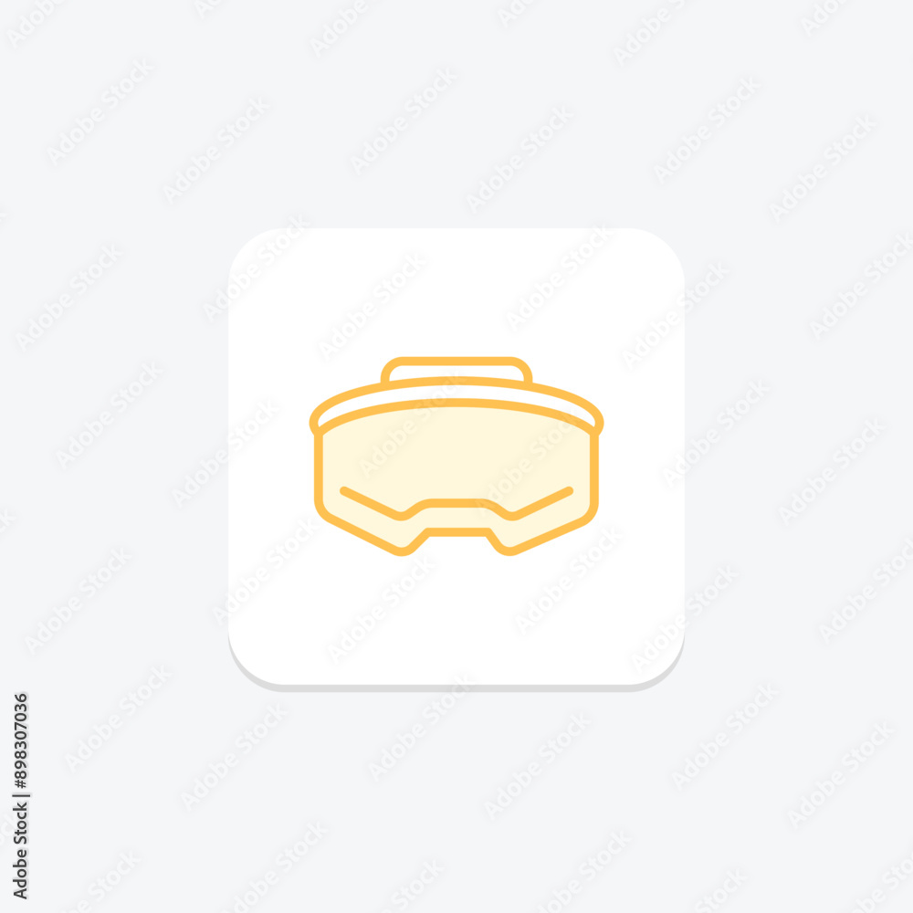 Oculus duotone line icon , vector, pixel perfect, illustrator file Oculus duotone line icon , vector, pixel perfect, illustrator file