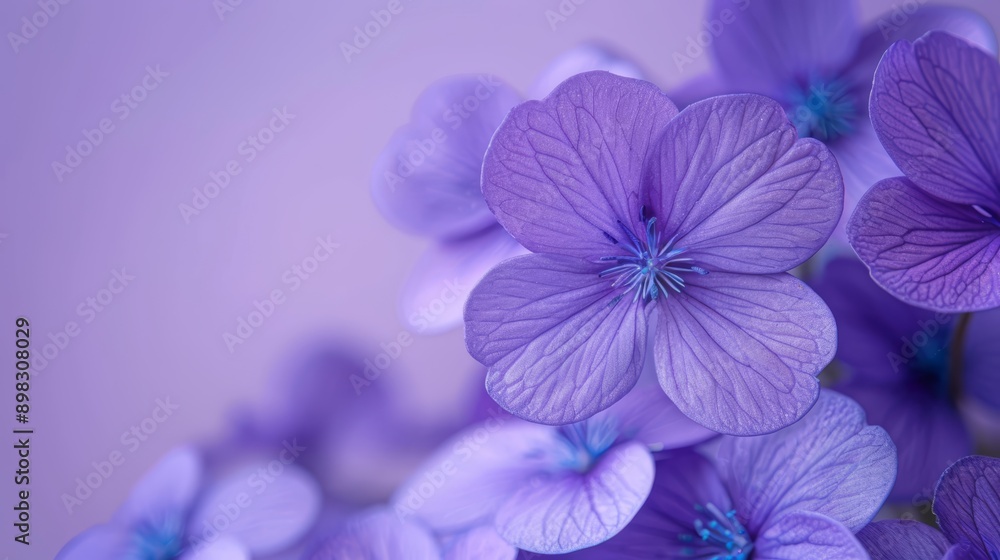 A cluster of purple flowers, surrounded by more purple flowers A cluster of purple flowers, surrounded by more purple flowers