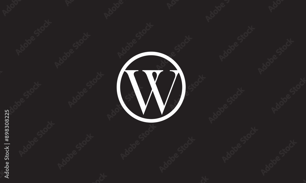 W, WW, Abstract Letters Logo Monogram W, WW, Abstract Letters Logo Monogram