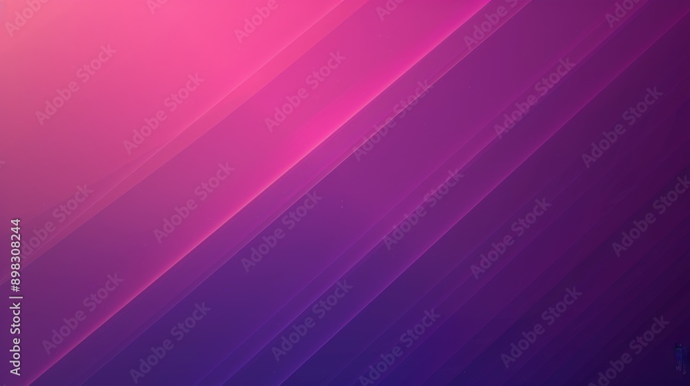 Fototapeta premium Abstract background with diagonal pink and purple stripes creating a gradient effect