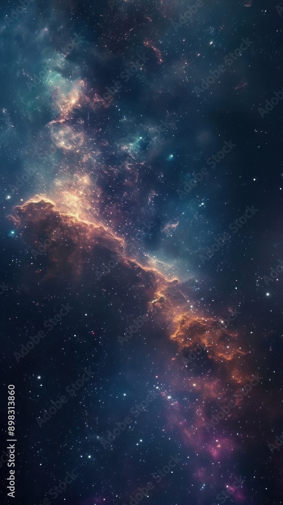 Fototapeta premium Galaxy space astronomy universe.