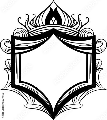 elegant royal badge