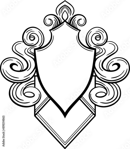 elegant royal badge