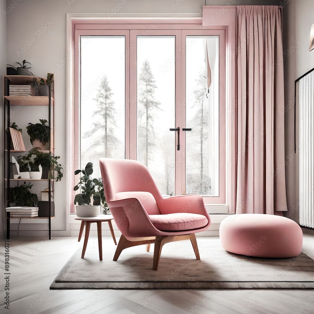 Fototapeta premium modern living room interior