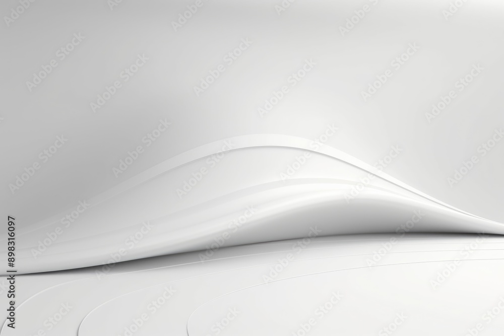 Obraz premium Free abstract white background minimal futuristic architectural space wallpaper