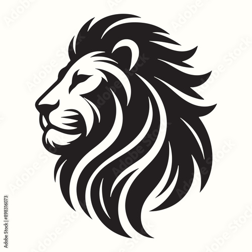 Wallpaper Mural Lion Silhouette Vector Illustration Design Torontodigital.ca