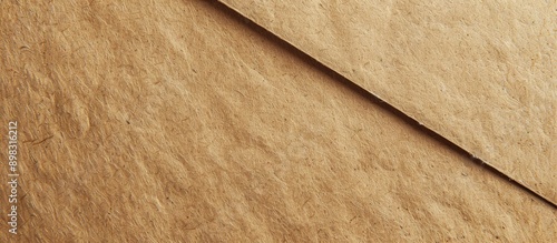 Texture of brown paper with copy space image photo