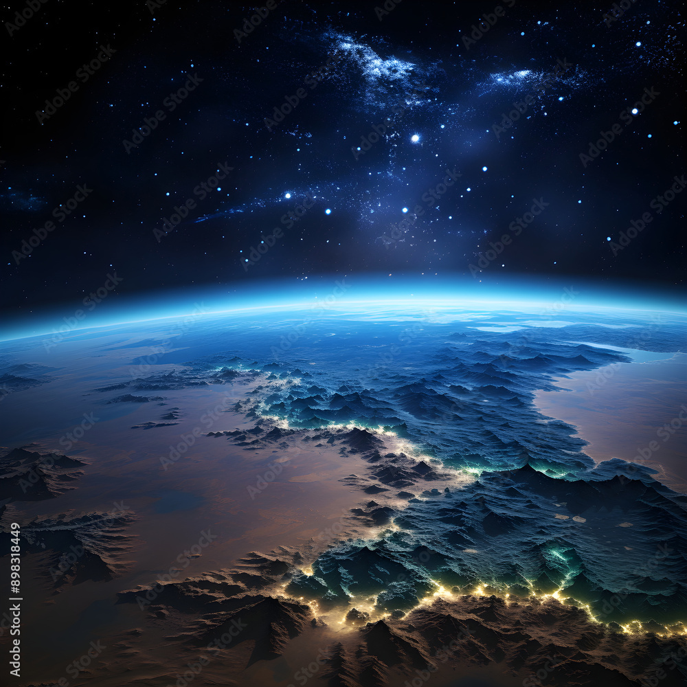 Pristine View of Earth’s Mesmerising Beauty from Unraveling Infinity of Space Pristine View of Earth’s Mesmerising Beauty from Unraveling Infinity of Space