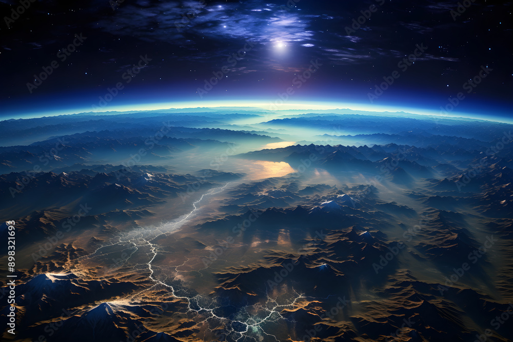 Pristine View of Earth’s Mesmerising Beauty from Unraveling Infinity of Space