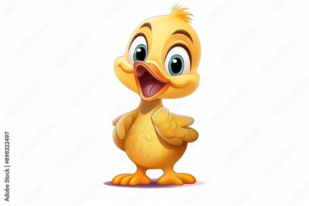 Cartoon animal duck bird. Cartoon animal duck bird.