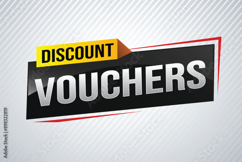 discount voucher vouchers special offer poster banner graphic design icon logo sign symbol social media website coupon advertising store shop online, website, landing page

