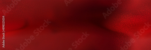 Bloody red gradient mesh seamless pattern with grainy texture. Elegant deep scarlet satin background with shine. Abstract vector illustration