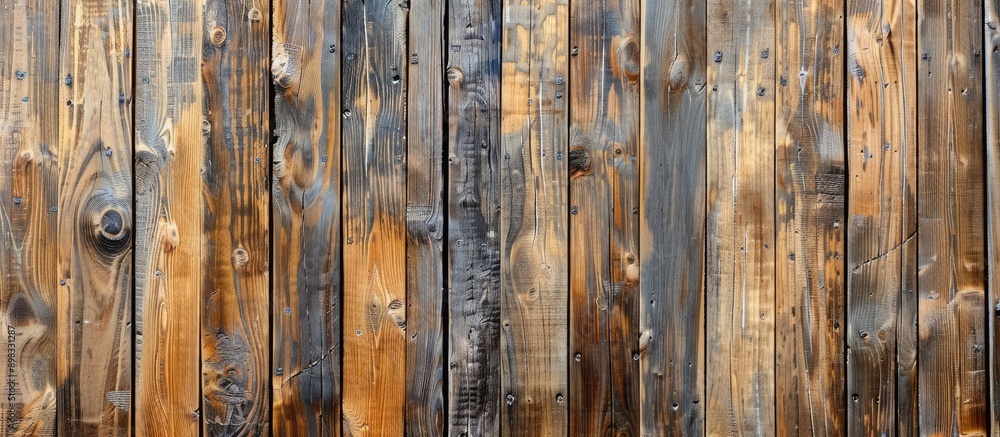 Beautifully patterned wooden boards ideal as a background for design and presentations offering ample copy space image Beautifully patterned wooden boards ideal as a background for design and presentations offering ample copy space image