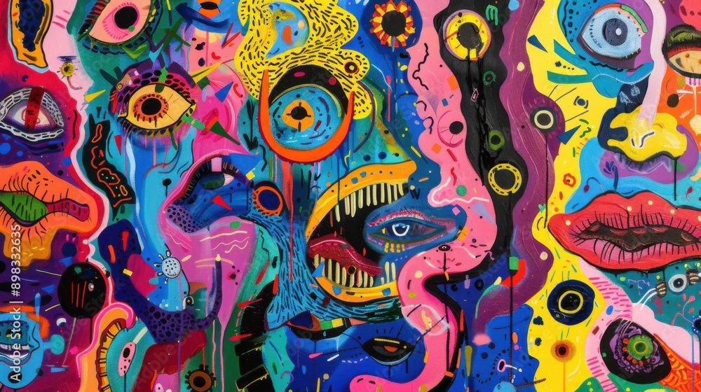 Explosion of Color in Abstract Art Explosion of Color in Abstract Art