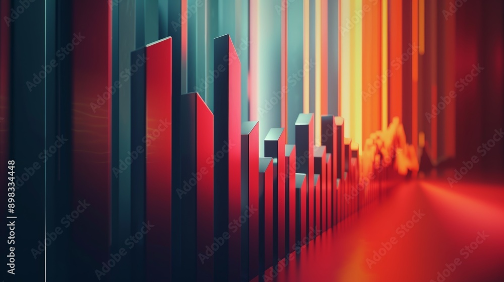 Fototapeta premium Abstract background with geometric shapes creating modern and minimalist design