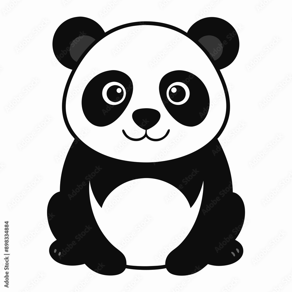panda icon vector panda icon vector