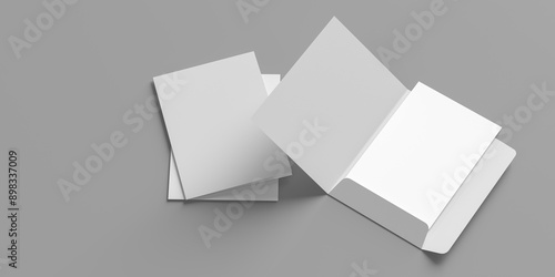 Cuadro en lienzo Draft folder mock up
