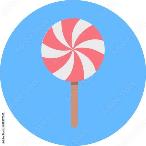 Lollipop vector icon in rounded style 