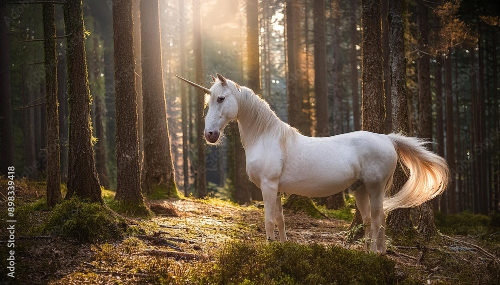 Unicorn in the woods Unicorn in the woods