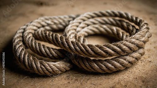 rope in sand