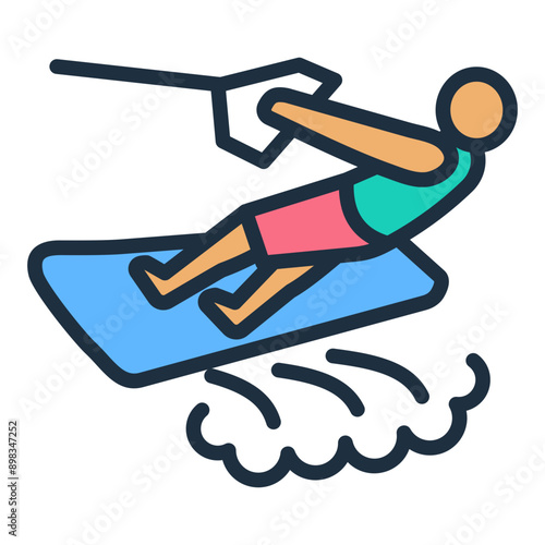 Wakeboarding Icon