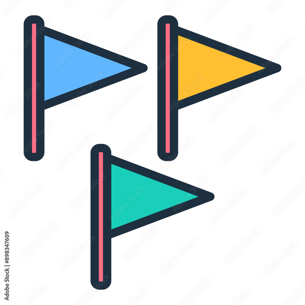 Team Flags Icon Team Flags Icon