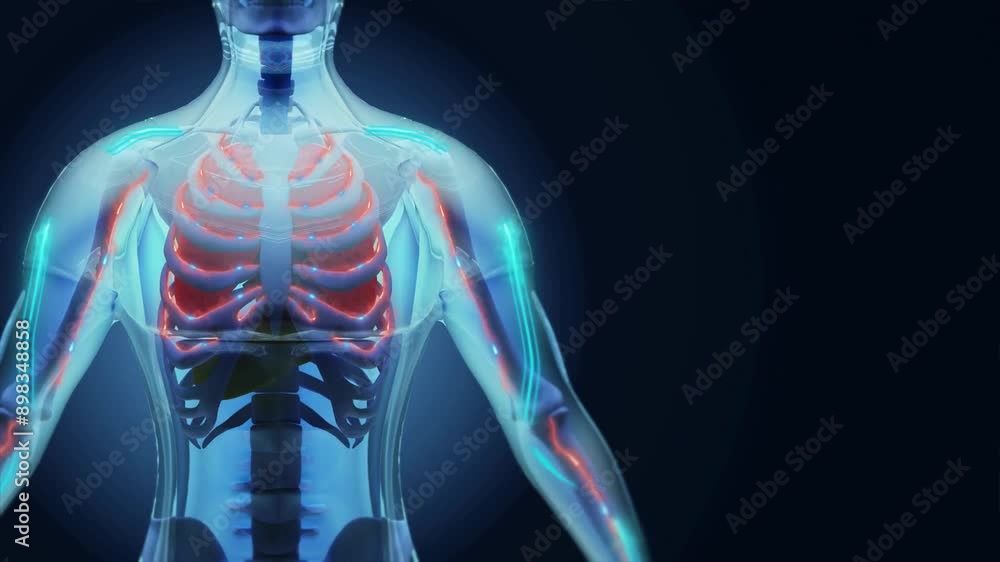 Abstract lungs medical futuristic Abstract lungs medical futuristic