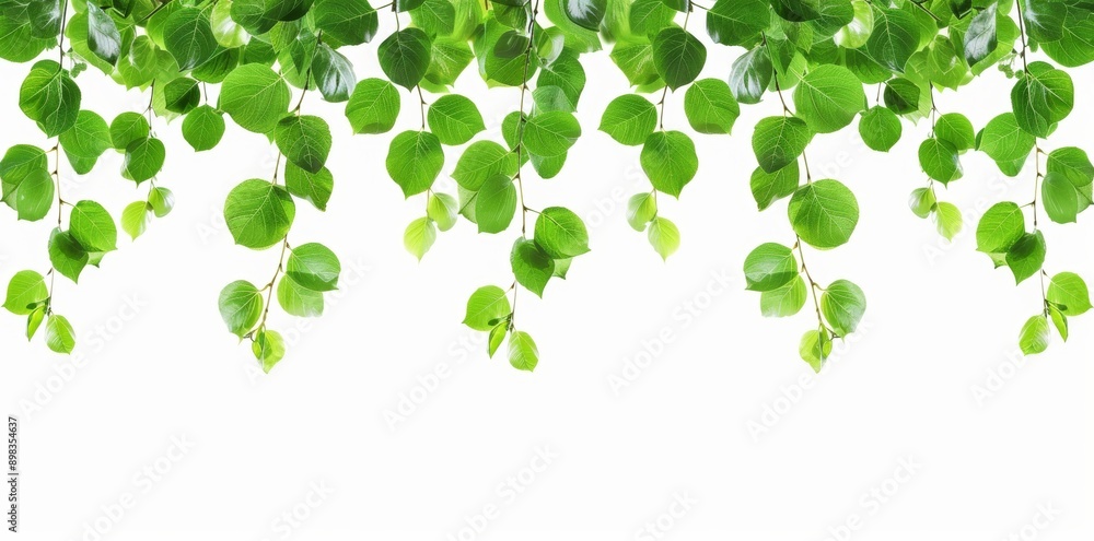 A cut out of tropical green leaves on transparent backgrounds with 3D rendering in PNG format A cut out of tropical green leaves on transparent backgrounds with 3D rendering in PNG format