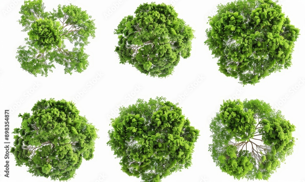 The aerial view of woods with trees that are cut out on transparent backgrounds 3d render png The aerial view of woods with trees that are cut out on transparent backgrounds 3d render png