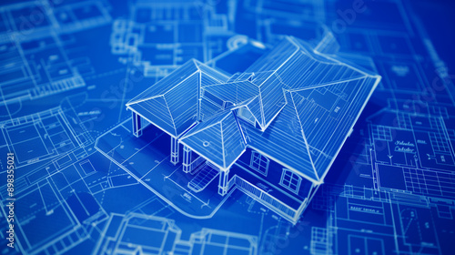 house plan blueprint, architectural blue print of a house, house blueprint