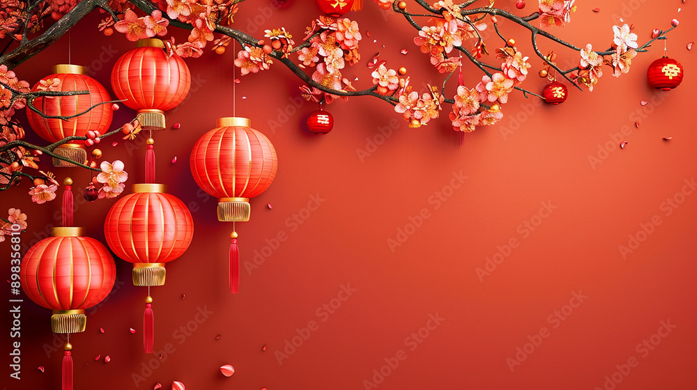 A set of modern red and pink backgrounds for the Chinese Mid-Autumn festival A set of modern red and pink backgrounds for the Chinese Mid-Autumn festival
