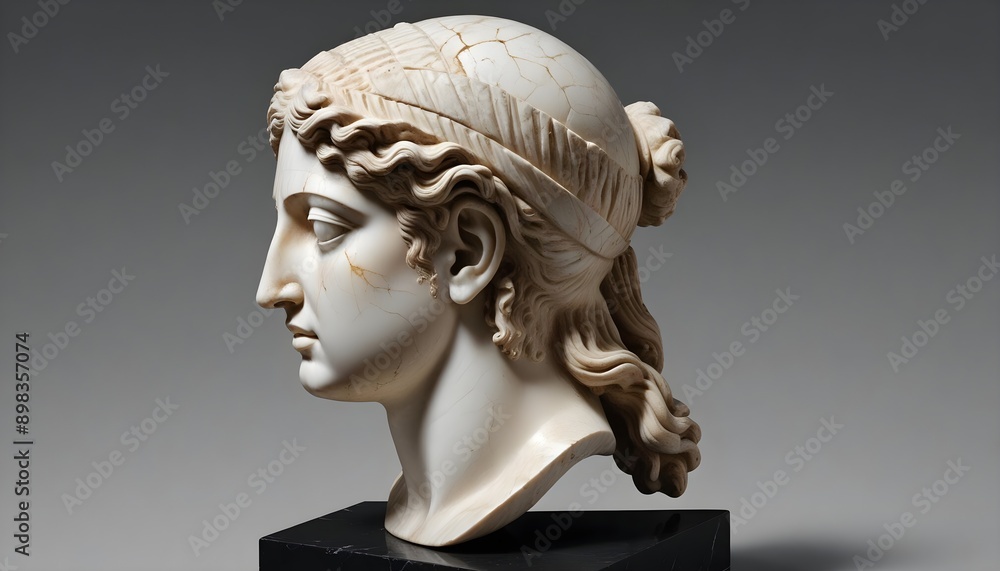 Obraz premium Marble head of Athena 
