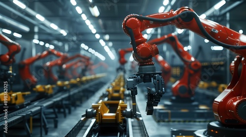 Assembly Line Robots photo