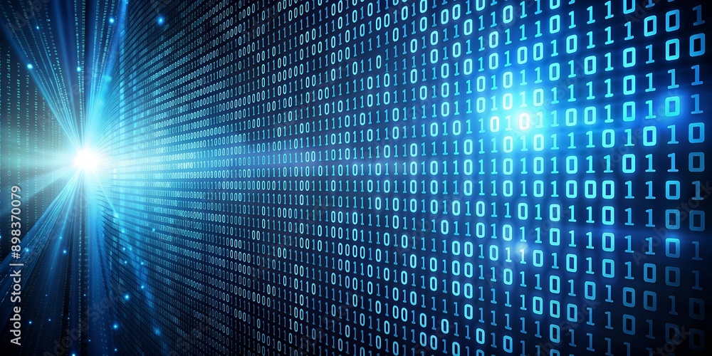 abstract binary code background AI-Created Content abstract binary code background AI-Created Content