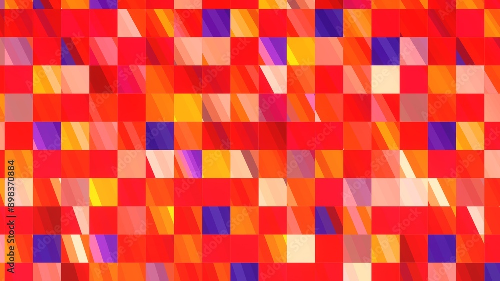Abstract Red Orange and Blue Geometric Shapes Background Abstract Red Orange and Blue Geometric Shapes Background