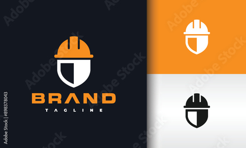 construction helmet logo protector